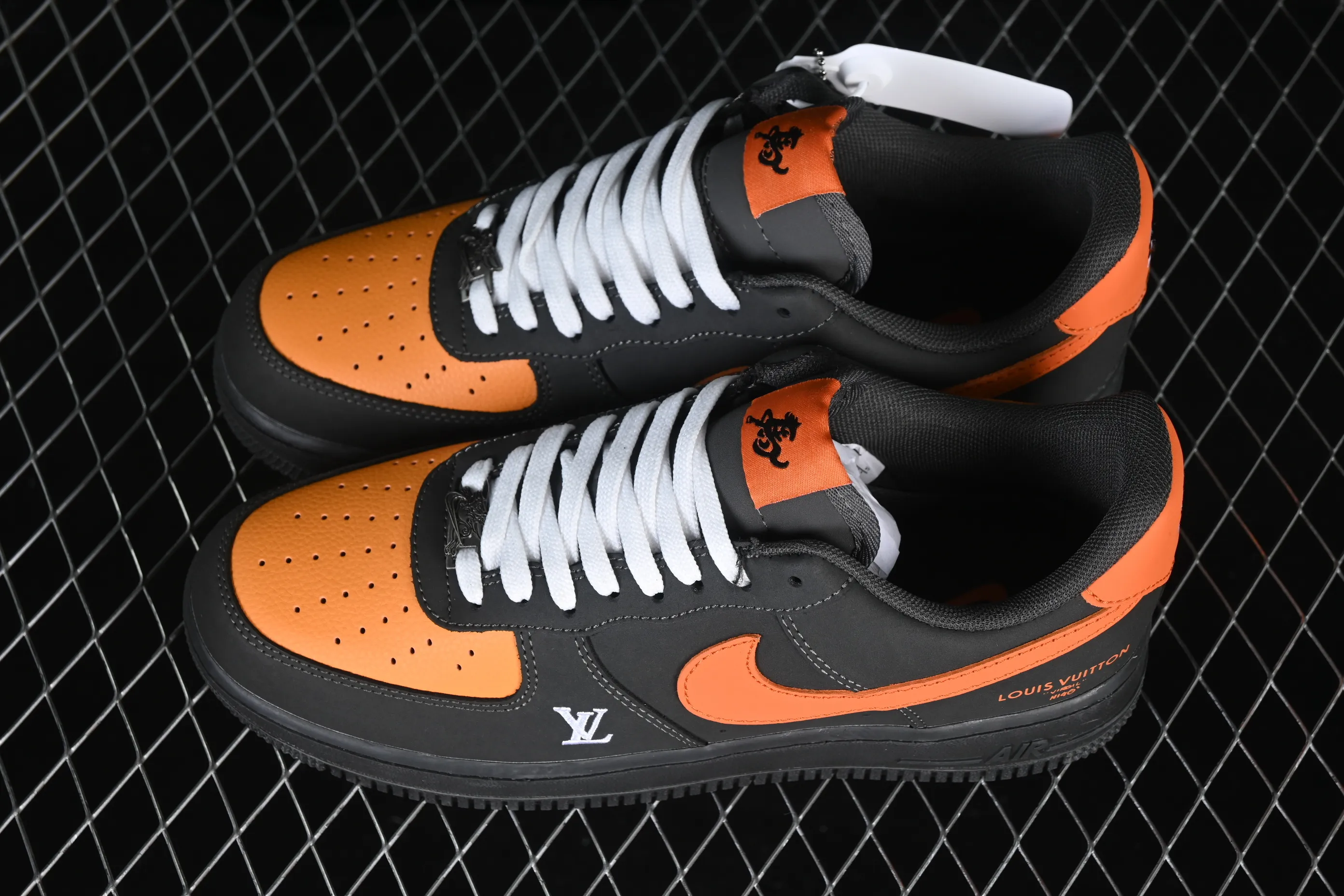 All categories Nk Air Force 1 Air Force series Nk Air Force 1 Low Air Force low top Nike Air Force 1'07 Low Year of the Horse limited edition Charcoal gray twilight orange Air Force 1 low top casual sneakers XY9025-004